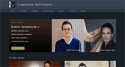 Desktop Screenshot of camerata-notturna.org